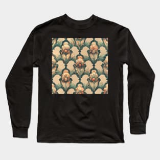 Victorian floral pattern, model 1 Long Sleeve T-Shirt